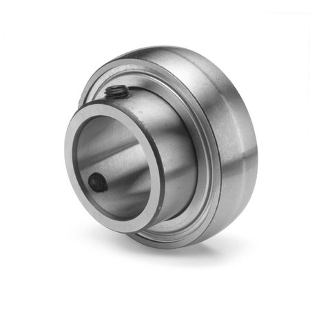 TRITAN Insert Bearing, Light Duty, Set Screw, 20mm Bore Dia., 47mm Outside Dia., 25mm Inner Ring Width SB204-20MM